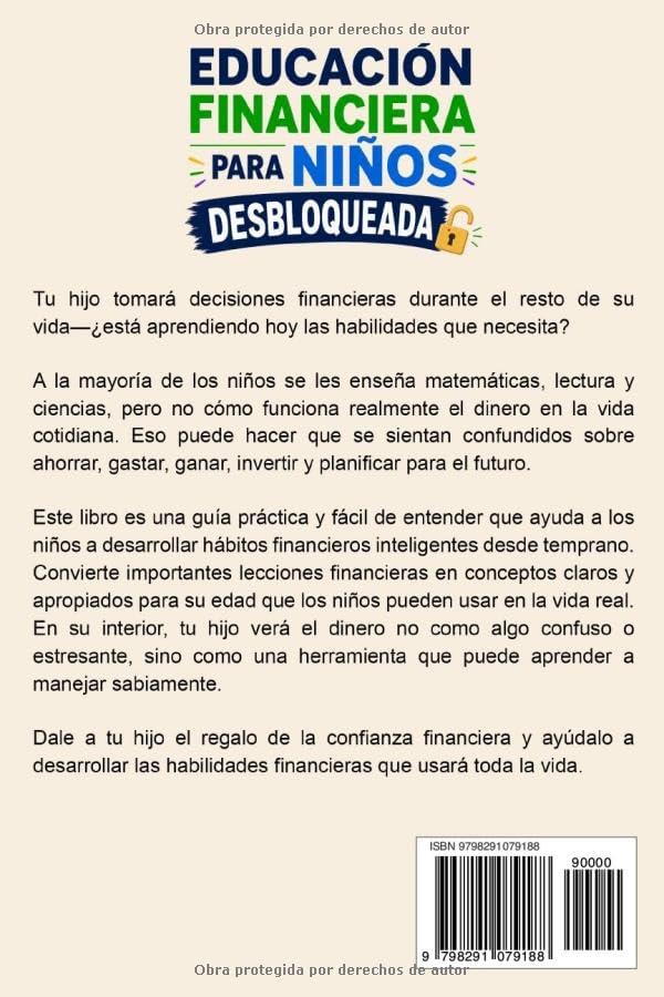 Educación financiera para niños: Cómo ganar, ahorrar, gastar e invertir dinero de manera inteligente para tener éxito en el futuro (Spanish Edition) by Robert Milbank