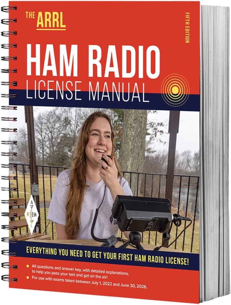 ARRL Ham Radio License Manual 5th Edition – Complete Study Guide with Question Pool to Pass the Technician Class Amateur Radio Exam by ARRL Inc.
