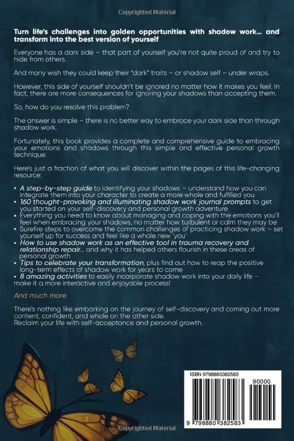 Transformative Shadow Work: Guide, Workbook & Journal—The 3-Step System to Embrace Your Hidden Self and Transcend Emotional Triggers & Past Traumas to Enhance Personal Growth & Improve Relationships by Lulu Nicholson
