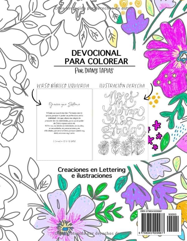 Devocional para Colorear: Abraza tu Proceso – Meditación bíblica y Creatividad en un Devocional para Mujeres: Un viaje de calma y reflexión: Medita en ... bíblicos mientras coloreas (Spanish Edition) by Diany Tapias