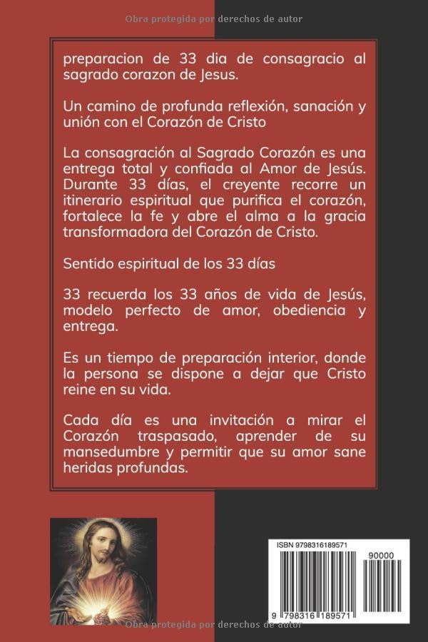Consagración al Sagrado corazón de Jesús.: 33 dia de preparación (Spanish Edition) by Maria Catalina Rosa OP