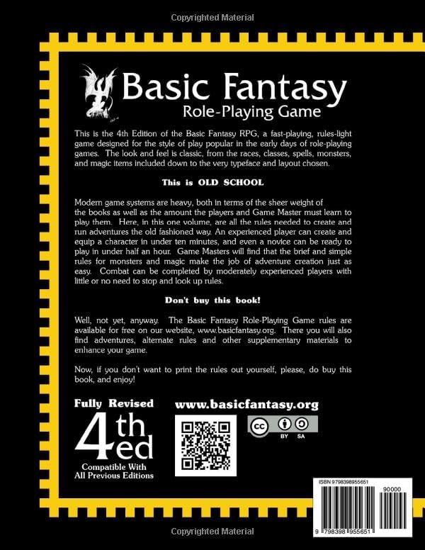 Basic Fantasy RPG Core Rules 4thEd by Chris Gonnerman