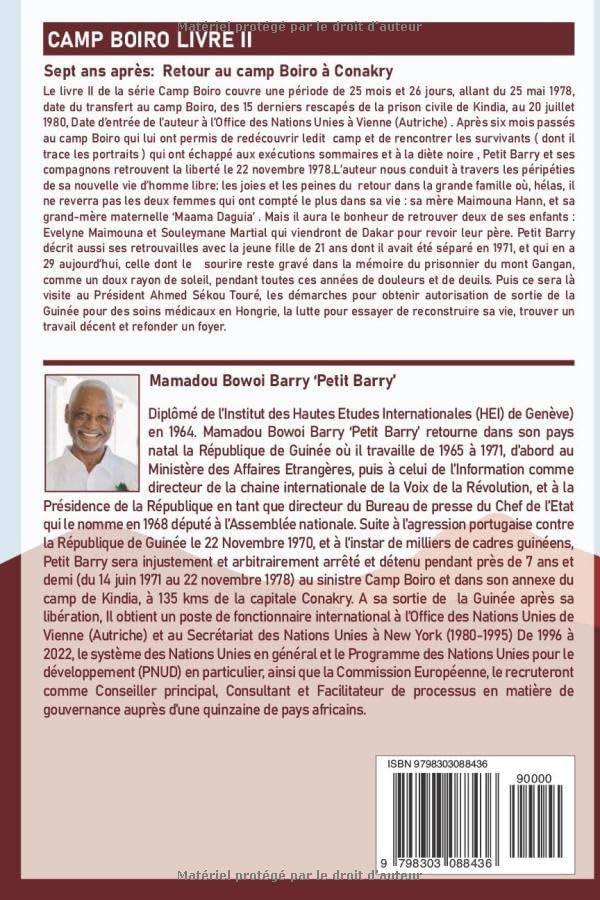 Retour au Camp Boiro: Du Mont Gangan au Mont Kakoulima (French Edition) by Mr Mamadou Bowoi Barry