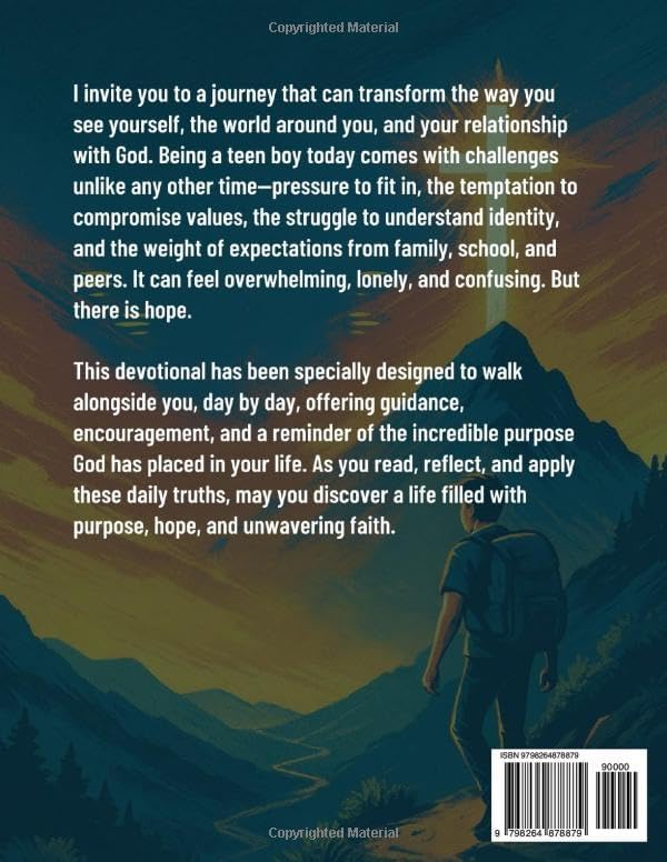 Daily Devotional for Teen Boys 2026: 365 Days of Scripture-based, Inspired Devotions, Focused on Building Faith, Wisdom and Purpose. (Moments of Grace: 5-Minute Devotionals for the Soul) by Eden Claire