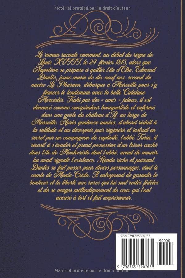 Le Comte de Monte-Cristo Premier livre : Tome I et II: Classic collector (French Edition) by Alexandre Dumas