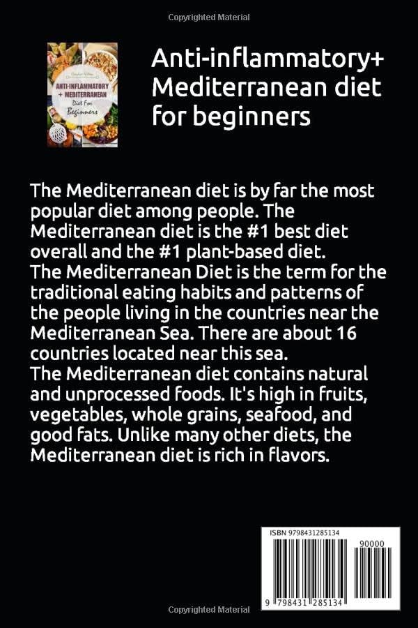 Anti-inflammatory+ Mediterranean diet for beginners by Candice Hilton