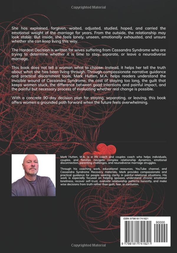 The Hardest Decision: A Cassandra Syndrome Guide for Wives Deciding Whether to Stay, Separate, or Leave (Recovery from Cassandra Syndrome) by Mark Hutten M.A.