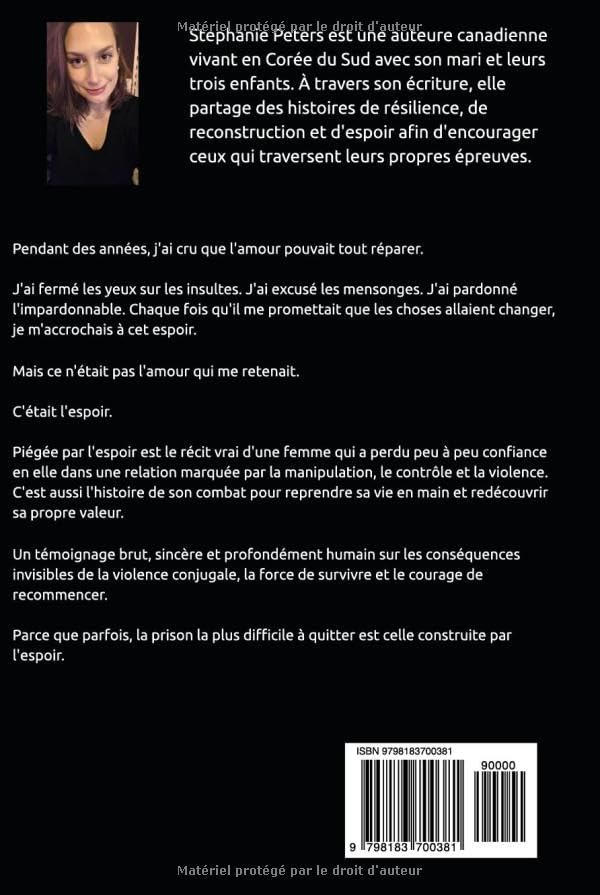 Piégée par l'espoir (French Edition) by Stephanie Peters