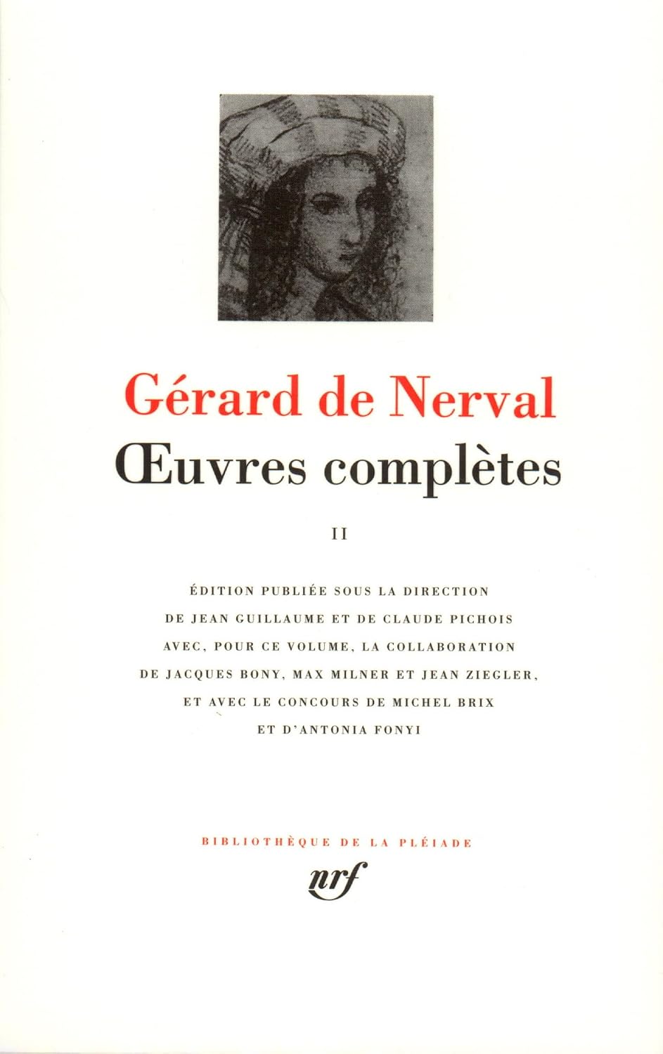 Oeuvres completes: Vol II by Gerard de Nerval