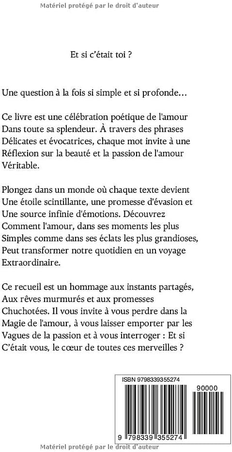 Et si c'était toi ? (Recueil de poèmes) (French Edition) by Clair Delune