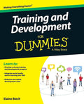 Training & Development For Dummies by Elaine Biech