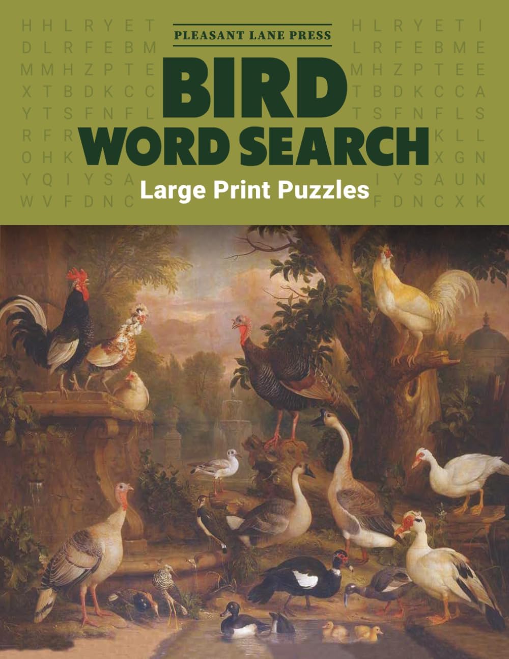 Bird Word Search Large Print Puzzles: Relaxing and Thoughtfully Themed Puzzles with Bird Trivia on Every Page for Bird Lovers, Nature Lovers, Bird Watchers, Teens, Adults, and Seniors by Pleasant Lane Press