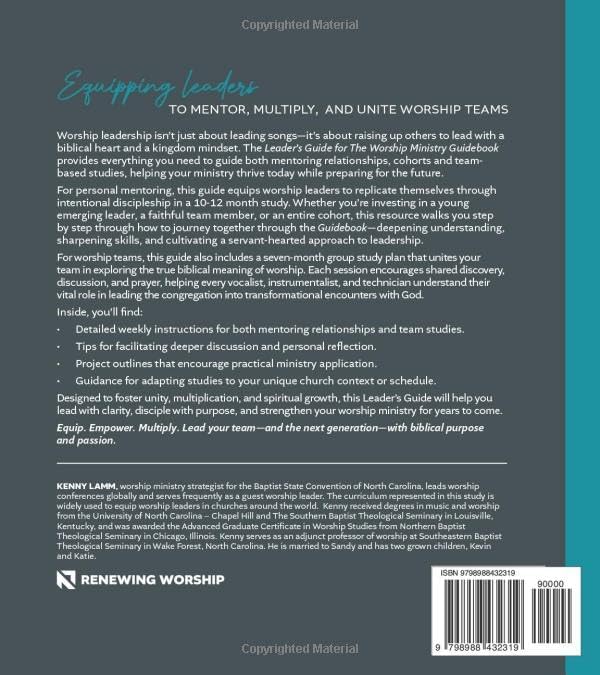 The Worship Ministry Guidebook: Leader's Guide by Kenny Lamm