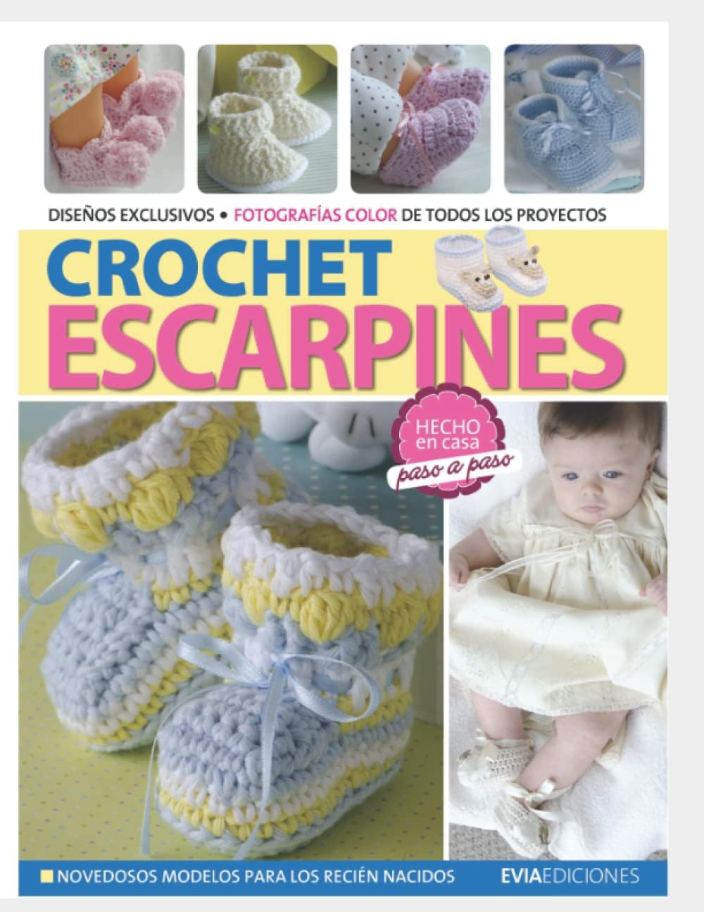 CROCHET ESCARPINES: hecho en casa, paso a paso (CROCHET III) (Spanish Edition) by Hugo García