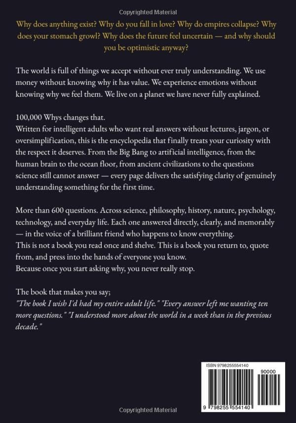 100,000 Whys Book for Adults: The Ultimate Encyclopedia for the Curious Adult by Levin Tillman