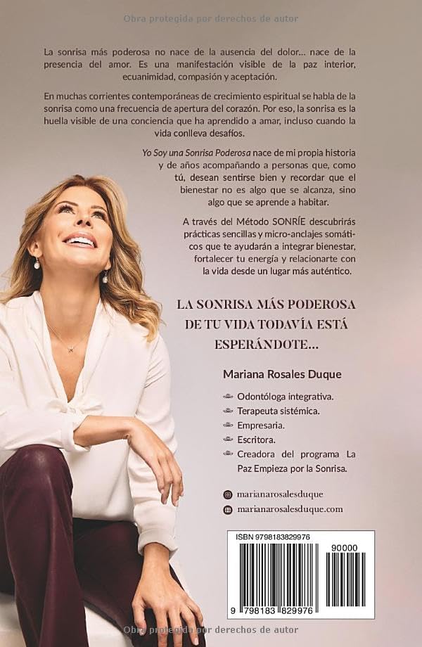 Yo Soy Una Sonrisa Poderosa: Volver A Ti Lo Cambia Todo (Spanish Edition) by Mariana Rosales Duque