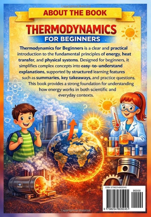 Thermodynamics for Beginners: A Clear Introduction to Heat Transfer, Energy Systems, and Physical Science Principles by Eryndor Halevian