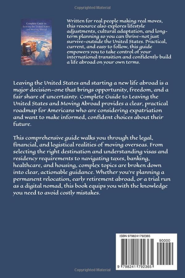 Complete Guide to Leaving the United States and Moving Abroad: A Comprehensive Resource for American Expatriates by DMP Publishing Group