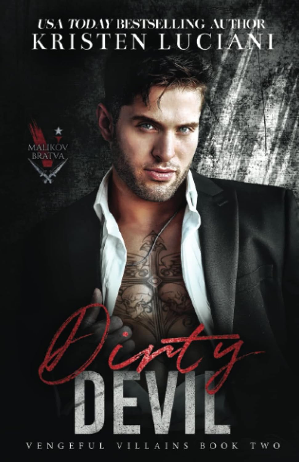 Dirty Devil: A Dark Mafia Enemies to Lovers Romance (Vengeful Villains) by Kristen Luciani