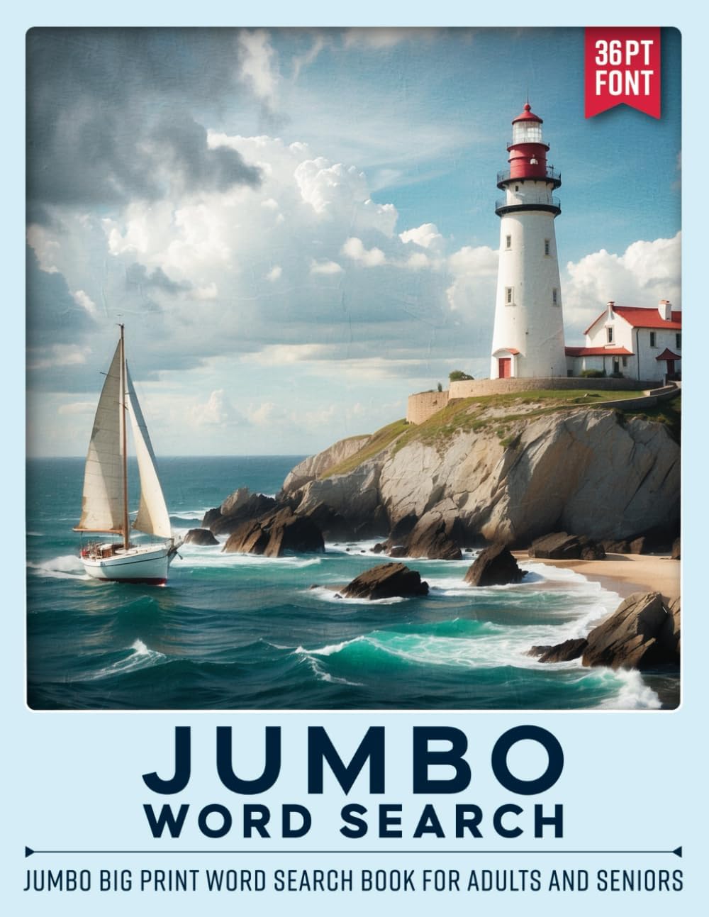 Jumbo Big Print Word Search Book for Adults and Seniors by Jude Stringerson