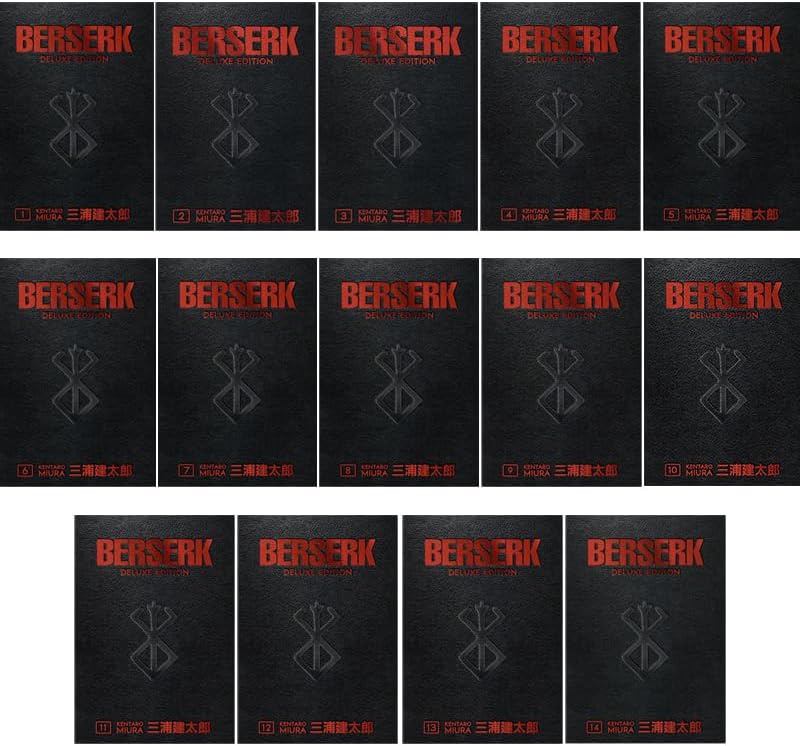 Berserk Deluxe Edition Complete Collections Vol.1-Vol.14, Hardcover by Kentaro Miura