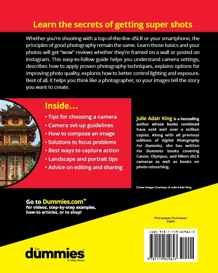 Digital Photography For Dummies by Julie Adair King