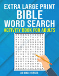 Extra Large Print Bible Word Search Puzzle Activity Book for Adults: Find a Word Christian Puzzles for Adults, Seniors & Elderly by Smart Squirrel Publishing