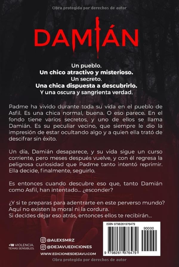 Damián: Un secreto oscuro y perverso (Spanish Edition) by Alex Mírez