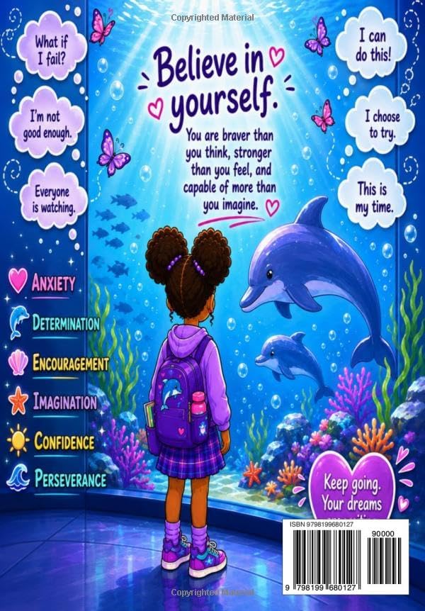 Awesome, Determined and Different: One Fourth Grader’s Journey to Shine, Focus, and Believe in Herself by Iyanna Washington