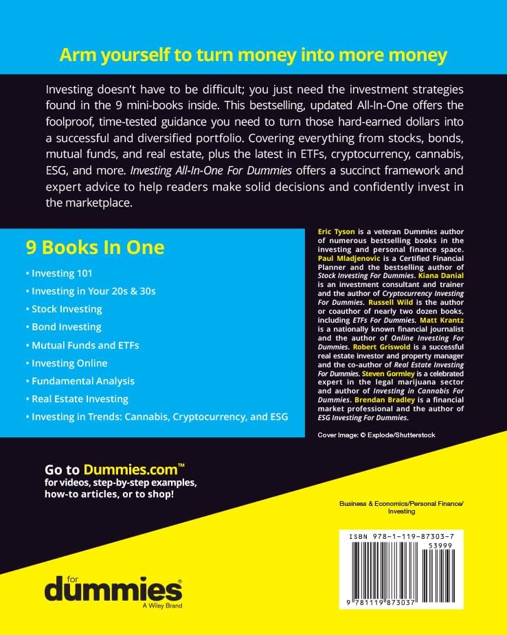Investing All-in-One For Dummies by Eric Tyson