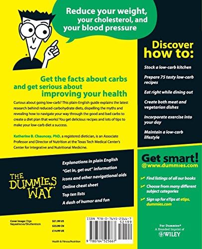 Low-Carb Dieting for Dummies by Katherine B. Chauncey