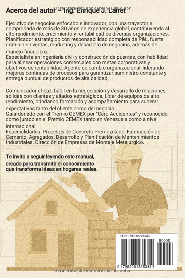 Construye Tu Hogar: Guía Práctica de Autoconstrucción Paso a Paso (Spanish Edition) by Ing. Enrique J. Lairet