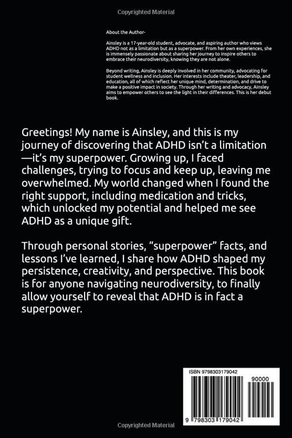 ADHD is a Superpower by Ainsley Kate Nall