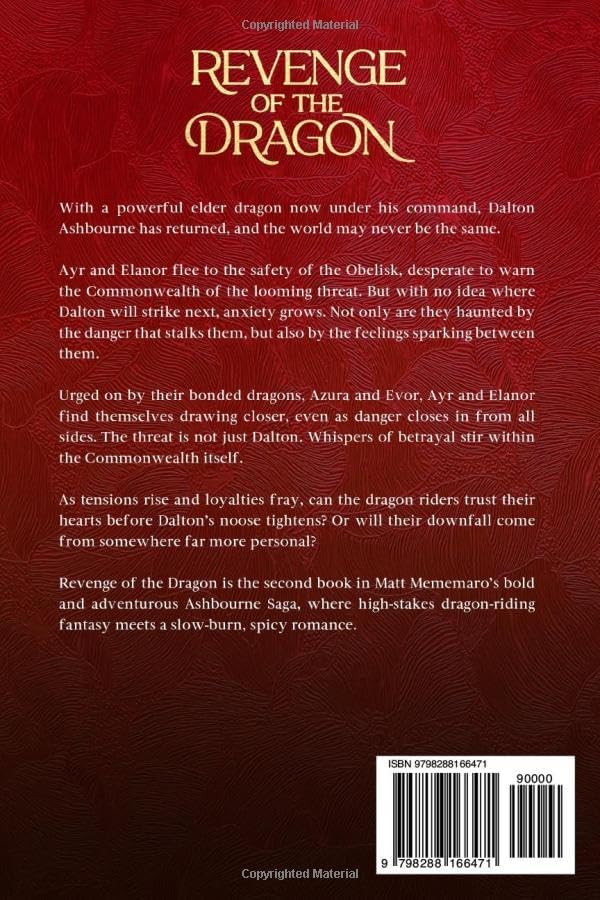 Revenge of the Dragon: A slow burn dragon rider romantasy (The Ashbourne Saga) by Matt Mememaro