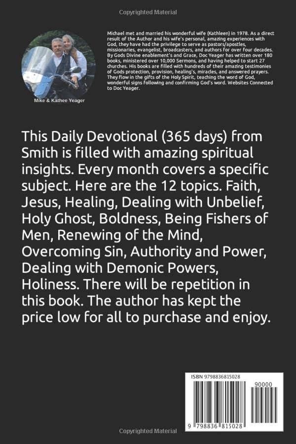 Smith Wigglesworth - DAILY DEVOTIONAL - BOOK ONE: 365 Days of Miracles With Smith Wigglesworth by Dr Michael H Yeager