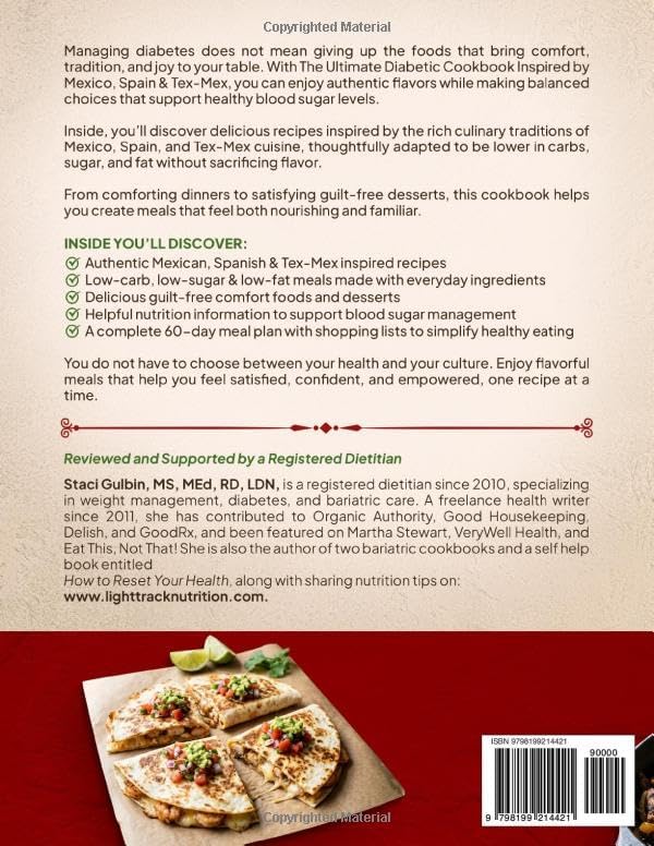 The Ultimate Diabetic Cookbook Inspired by Mexico Spain & Tex-Mex: Authentic, Delicious & Guilt-Free Low-Carb, Low-Sugar, & Low-Fat Recipes, 60-Day ... Up Culture (The Better Path Diabetic Series) by Better Path Books