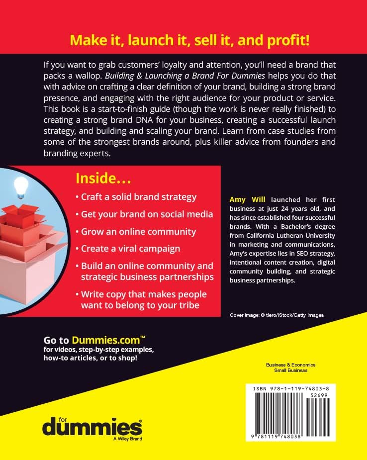 Launching & Building a Brand For Dummies (For Dummies (Business & Personal Finance)) by Amy Will