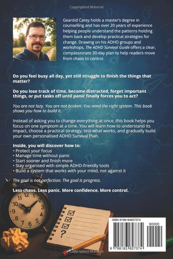 The ADHD Survival Guide by Gearoid Carey