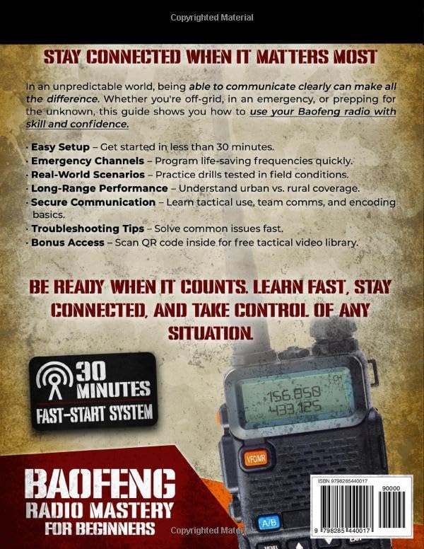 Baofeng Radio Mastery for Beginners: Unlock the Power of Off-Grid Communication. Learn Fast, Transmit Far, Stay One Step Ahead, and Never Lose Contact Again! by Conrad Lancaster