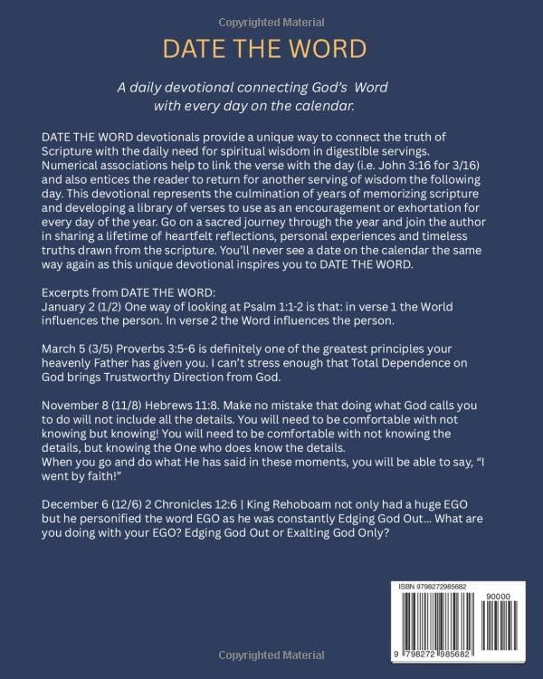 Date The Word Daily Devotional by Dwayne E Carson