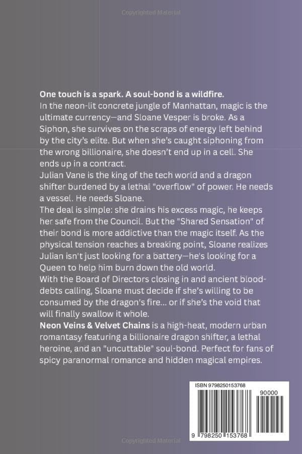 Neon Veins & Velvet Chains: A Modern Romantasy Novel by Dezyin Nation