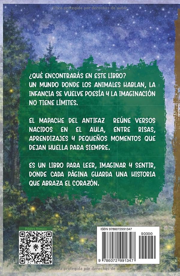 EL MAPACHE DEL ANTIFAZ: Versos para imaginar y sentir (Spanish Edition) by GUADALUPE PÉREZ SOTO