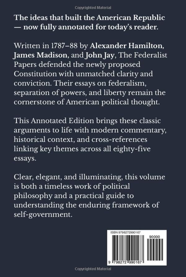 The Federalist Papers (Annotated) by Alexander Hamilton