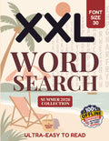 Extra Large Print Word Search Summer 2026: XXL Puzzles for Seniors and Adults in very Big Letters (Font Size 30): Jumbo Sized Word Find Book for Super ... (Healthy Happy: Large Print Word Search) by Healthy Happy