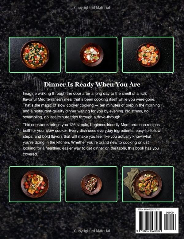 Mediterranean Slow Cooker Cookbook for Beginners: Easy Mediterranean Crockpot Recipes for Weight Loss (Healthy Crockpot Diet Recipes) by Kevin Wagonfoot