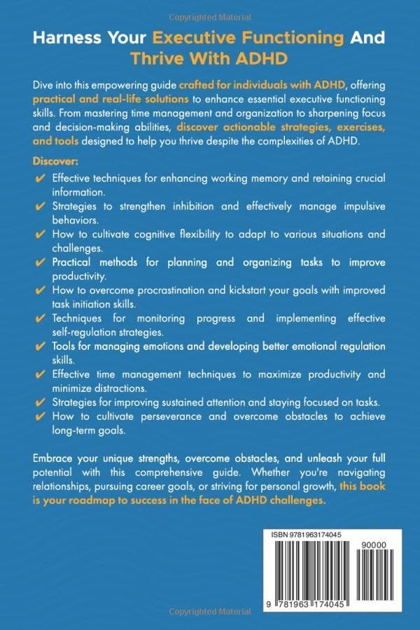 30-Day Executive Functioning Skills Mastery for Adults with ADHD: A Practical Guide with Real-Life Solutions to Strengthen Executive Functioning ... with ADHD (Overcoming Adult ADHD Challenges) by Amy Harper