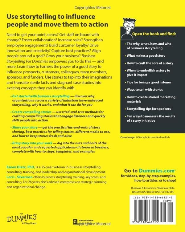 Business Storytelling For Dummies (For Dummies Series) by Karen Dietz