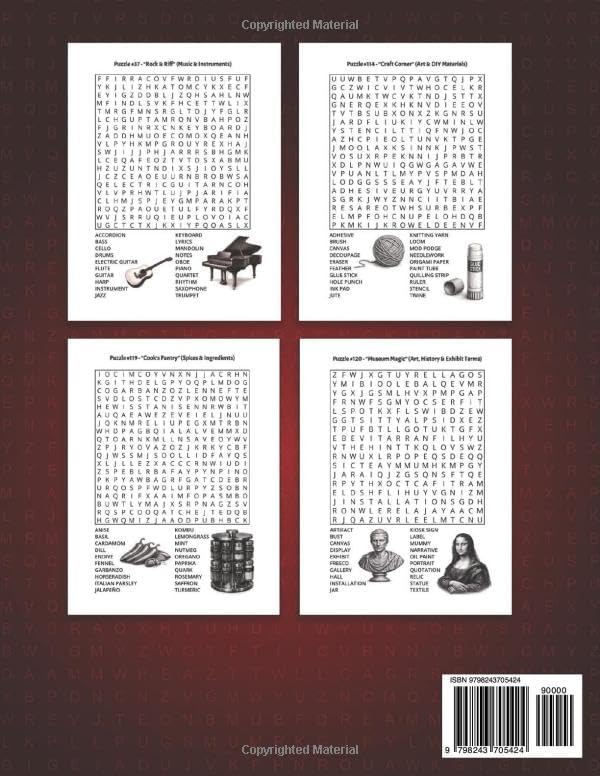 Large Print Word Search Puzzle Books for Adults: Easy to Read Word Search for Adults and Seniors to Keep the Mind Active and Sharp by CL Cor