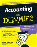 Accounting For Dummies by John A. Tracy