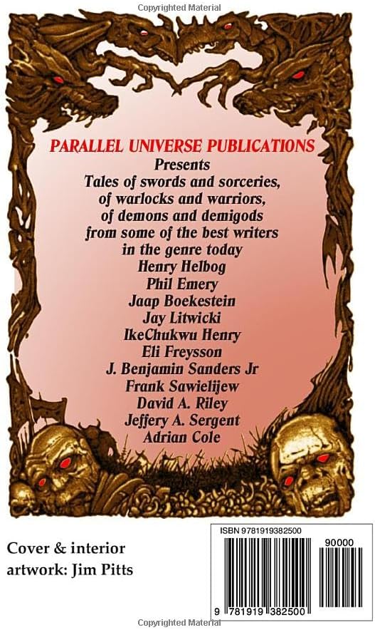 Swords & Sorceries: Tales of Heroic Fantasy Volume 12 by David A. Riley
